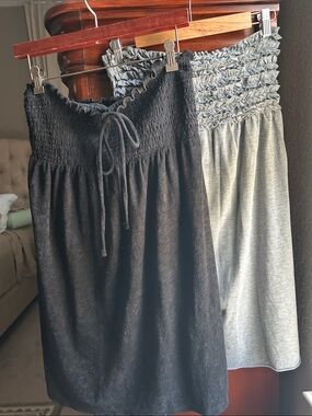 Target Women’s Swim Coverups - Black and Light Gray